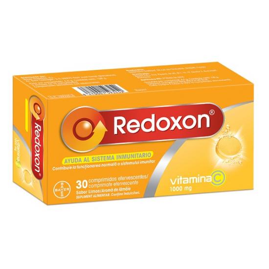 Redoxon cu aromă de lămâie, 30 comprimate efervescente, Bayer