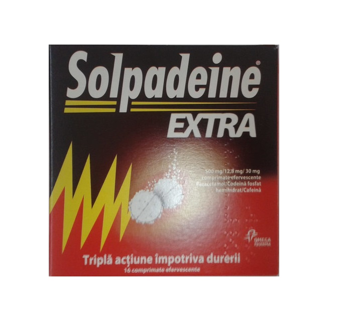 Solpadeine Extra ,16 comprimate efervescente