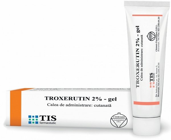 Troxerutin gel 2%, 50g