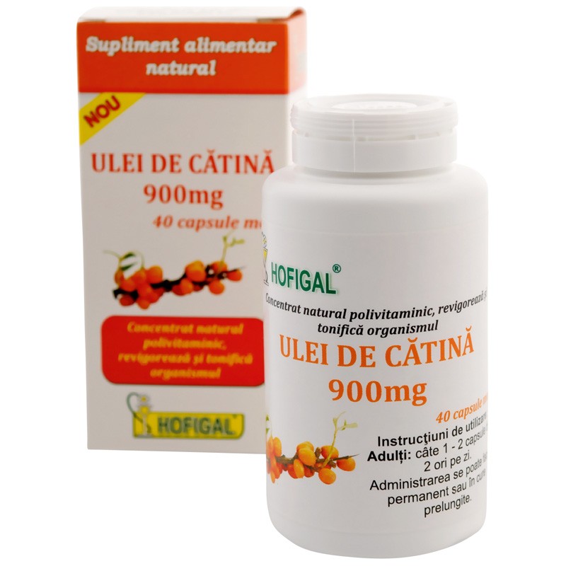 Ulei de catina, 900 mg ,40 capsule ,Hofigal