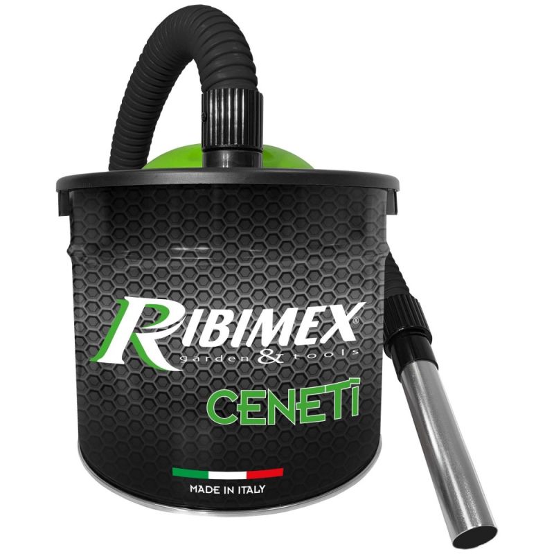 Accesorii cazane si termoseminee pe peleti - Aspirator pentru cenusa Ribimex Ceneti, 800 W, 15 l, 220 V, bricolajmarket.ro