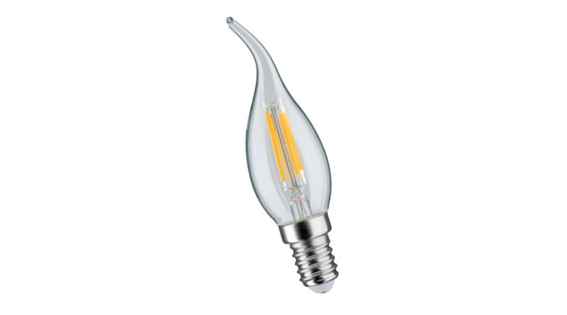 Surse si corpuri de iluminat - Bec led E14 decor tip lumanare filament 4W, lumina calda Lednex, bricolajmarket.ro