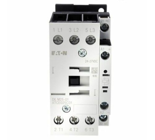 Intrerupatoare & Comutatoare - Contactor 25A 11 kW AC-3 1ND EATON DILM25-10, bricolajmarket.ro