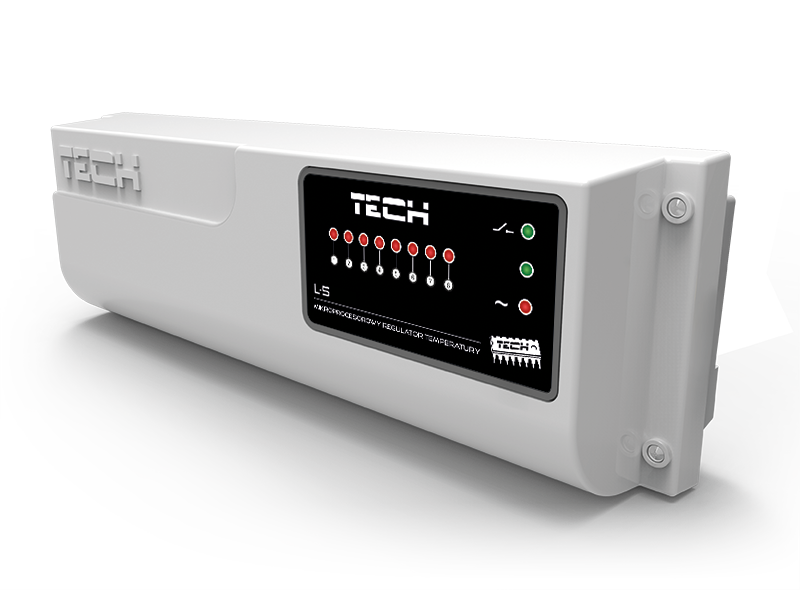Automatizari incalzire in pardoseala - Controler cu fir pentru actutoare termostatice Tech EU-L-5, bricolajmarket.ro