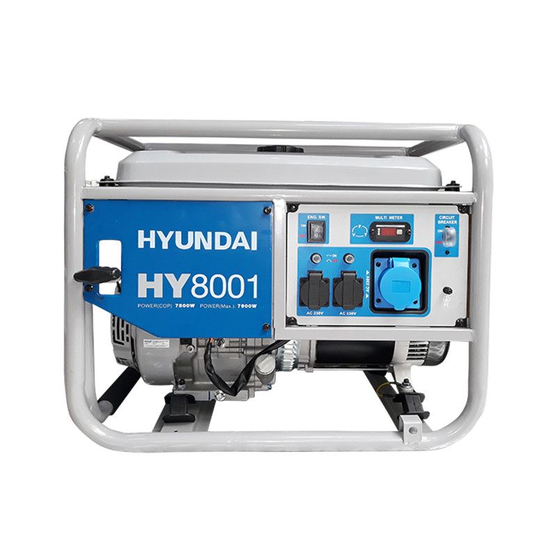 Generatoare de curent - Generator de curent monofazic 7,5 kW Hyundai HY8001, bricolajmarket.ro