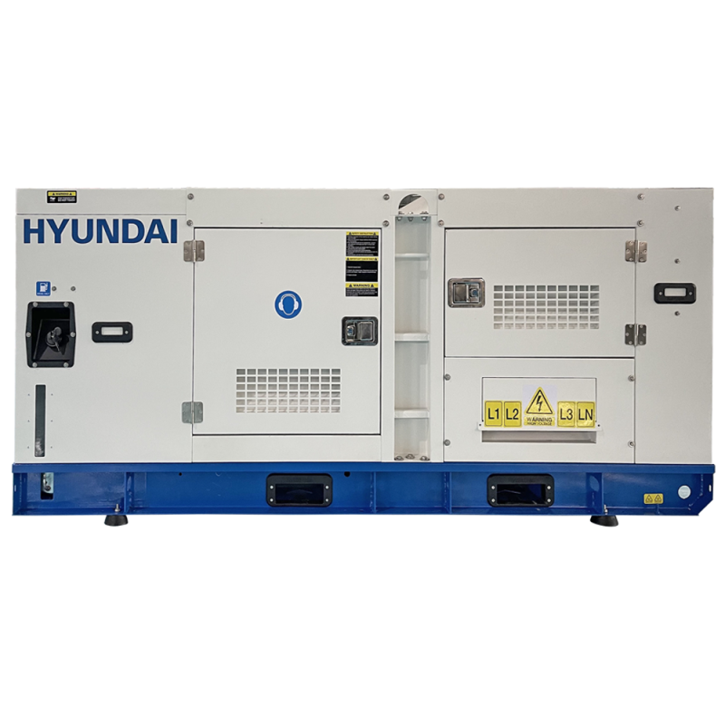 Generatoare de curent - Generator de curent trifazat cu motor diesel Hyundai DHY100L, bricolajmarket.ro