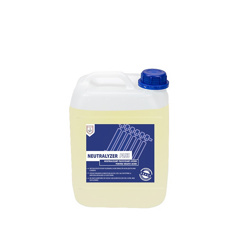 Solutii chimice - Neutralizant pasivizant lichid pentru solutii acide 5KG Neutralyzer Plus LBXNTLP005, bricolajmarket.ro