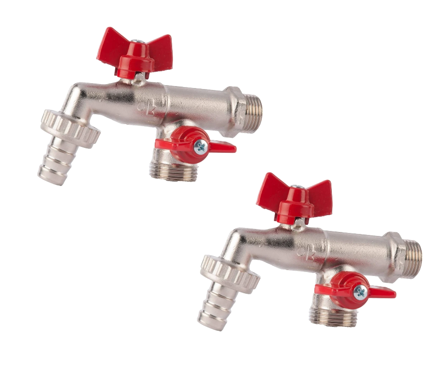 robineti bucatarie Herz Armaturen Pachet 2 robineti dublu servici 2 racorduri cu maneta dn15 herz 1250401