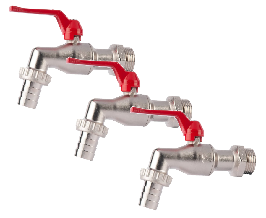 Herz Armaturen Herz Armaturen Pachet 3 robineti dublu serviciu dn20 3/4  herz 1250302