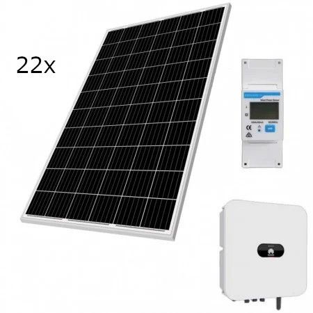 Kituri panouri solare fotovoltaice - Panou fotovoltaic Ferroli ON-GRID 10KW trifazat cu 22 panouri 450W ECOSOLE PV, bricolajmarket.ro