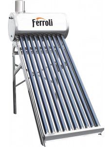 Panouri solare nepresurizate - Panou solar apa calda inox 180l, nepresurizat Ecosole Ferroli, bricolajmarket.ro