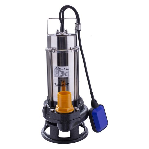 Pompe submersibile - Pompa submersibila cu flotor, inox, ape murdare,  hmax=17 m qmax=35, bricolajmarket.ro