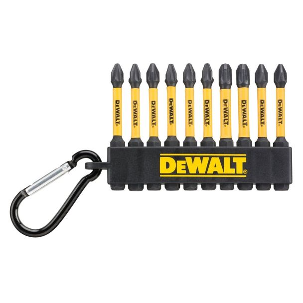 De Walt De Walt Set 10 biti de impact dewalt dt7274, 57 mm, pz2 x6, pz3 x2, ph2 x2