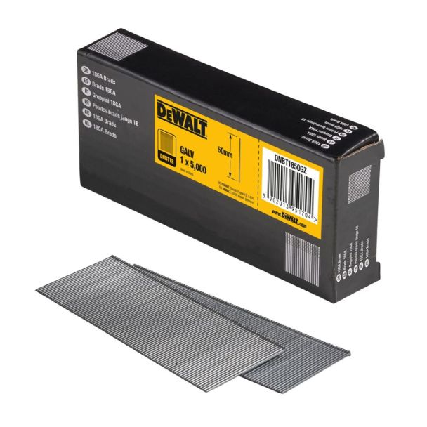 DeWalt 18ga cuie 50 galvanizate dewalt