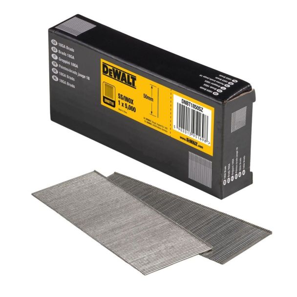 DeWalt 18ga cuie inox 50 5m dewalt