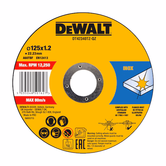 DeWalt Disc de polizare standard (pachet de 10 bucăți)