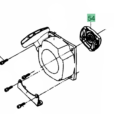 MTD piese Cuplaj demaror mtd smart bc33,bc43,bc52 092.63.578