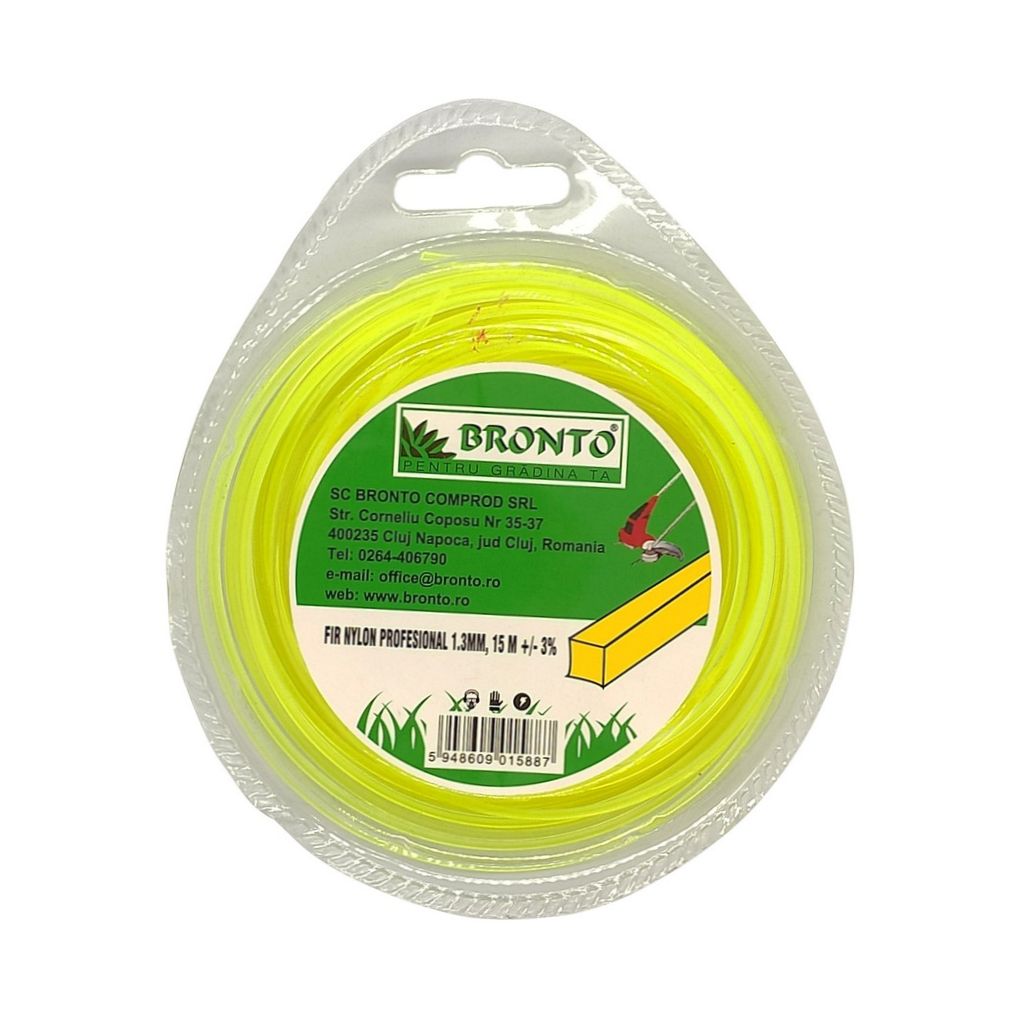 fir nylon 1.3mm   15m patratic Bronto, in blister