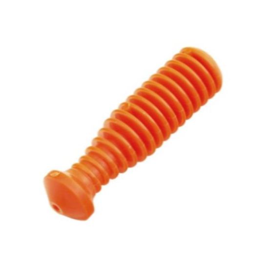 Maner pila plata, rotunda 3.6mm 4.0mm 4.5mm 4.8mm 5.2mm 5.5mm  95x24mm  din plastic portocaliu  181-007