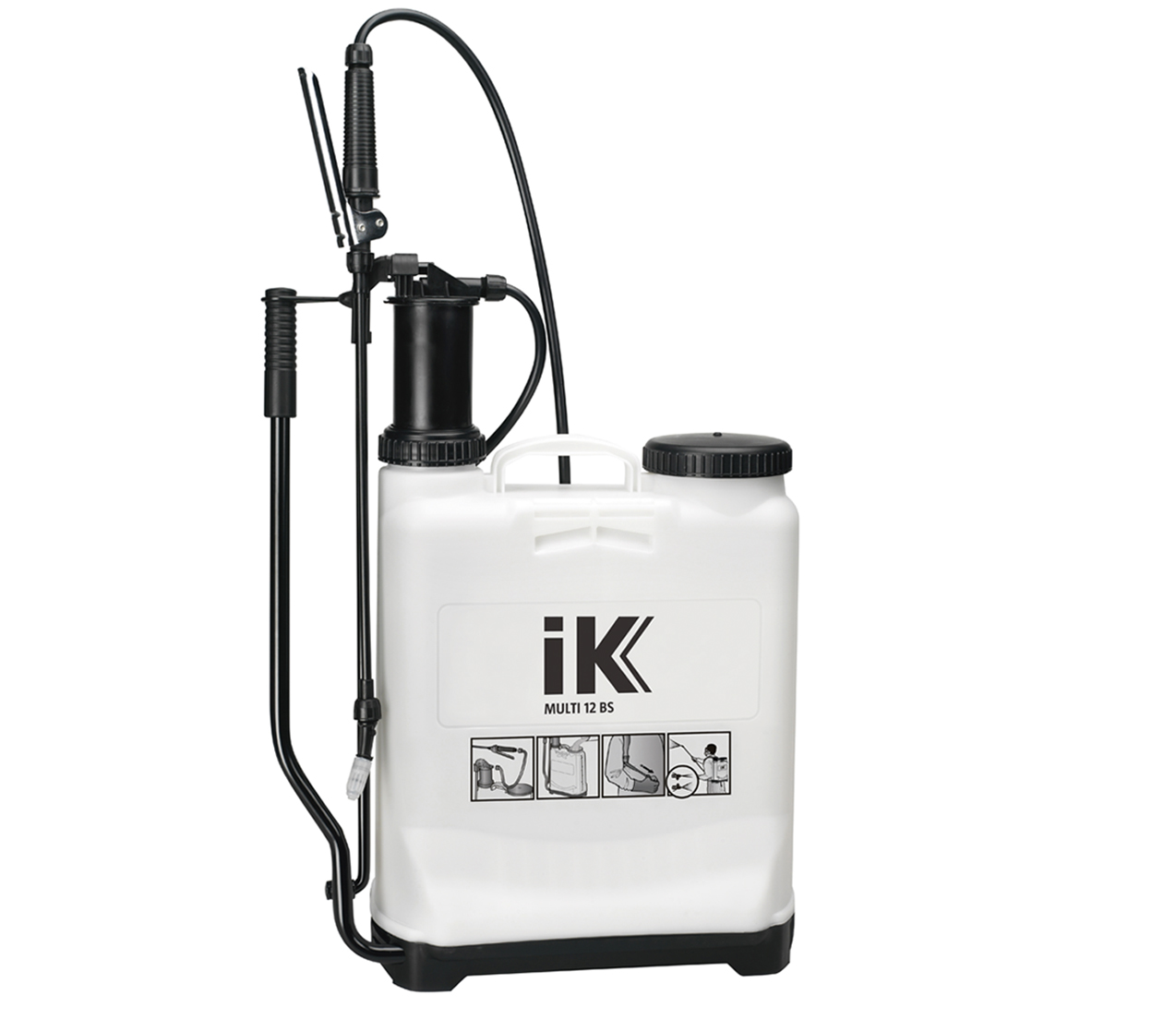 Ikra Pulverizator industrial 12lt. ik multi 12 bs :acizi,dezinfectanti,pesticide,petroliere,alcoolice #8.39.70.1