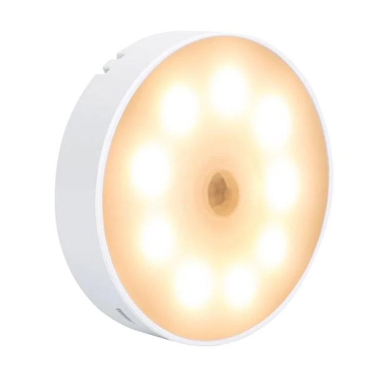 Lampi - Lampa LED cu senzori de miscare, incarcare USB, portabila, pentru dressing, hol, scari, dulap de bucatarie, garaj, camera bebelusului, lumina calda, buz.ro