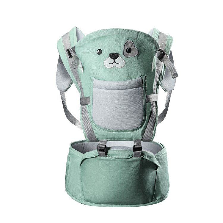 Marsupii - Marsupiu ergonomic, pentru bebe, 3-36 luni, ajustabil, model catel, verde, buz, buz.ro