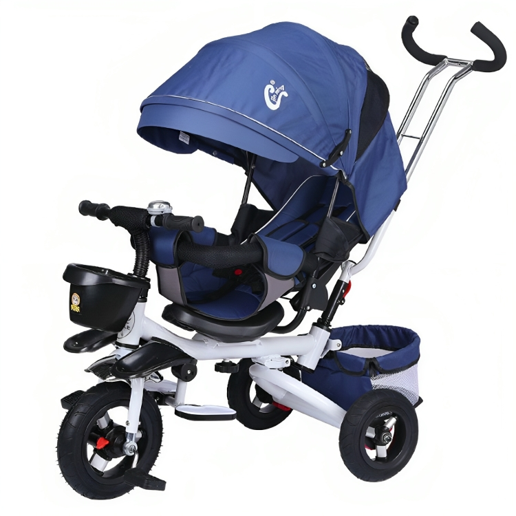 Triciclete - Tricicleta pentru copii cu copertina, scaun reversibil 360,suport picioare, loc depozitare, LEXI, buz.ro