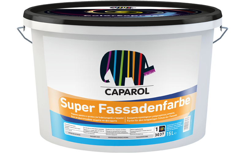 Super Fassadenfarbe - Vopsea lavabilă pentru fațade pastel, 2.5 l - 3D-SYSTEM GRANIT 60