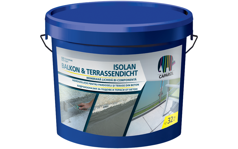 Caparol Isolan Balkon- & Terrassendicht - Hidroizolație sub plăci ceramice la interior și exterior 32 kg