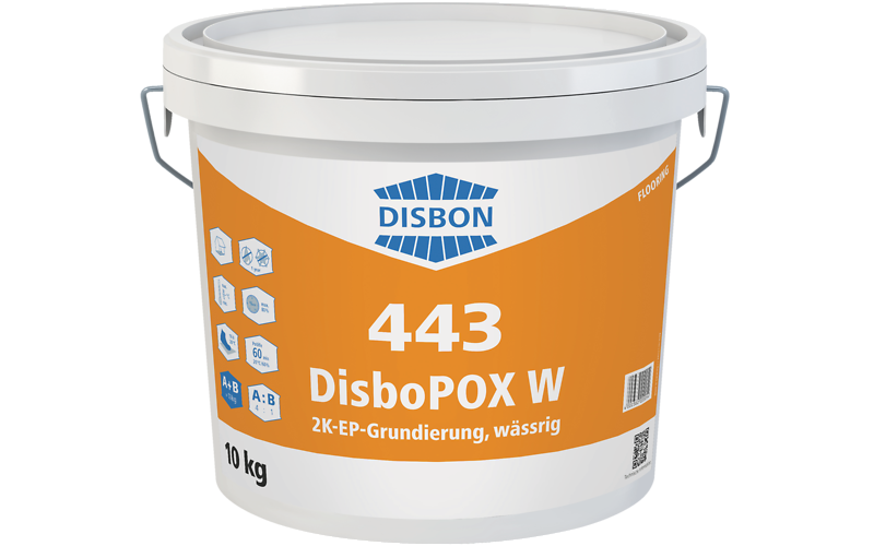 DisboPOX W 443 2K-EP-Grundierung Grund epoxidic pentru pereți și pardoseli 5 kg
