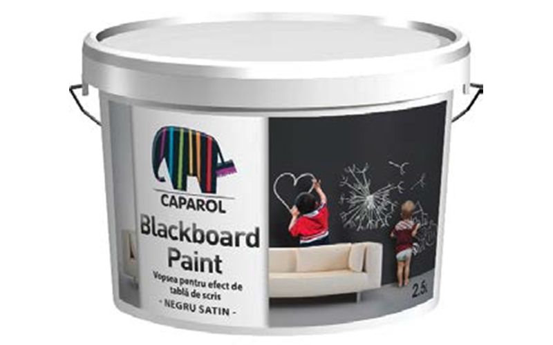 Blackboard Paint Matt - Vopsea tip tablă de scris mată neagră, 1.25 l