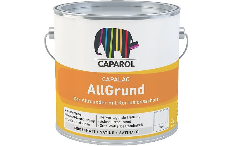 Capalac AllGrund - Grund alchidic anticoroziv, 0.75 l mătăsos