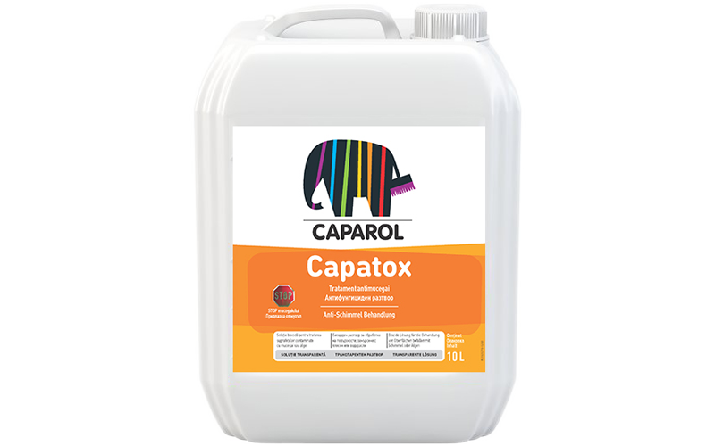 Capatox - soluție fungicidă pentru tratarea suprafețelor afectate de mucegai, 1 L
