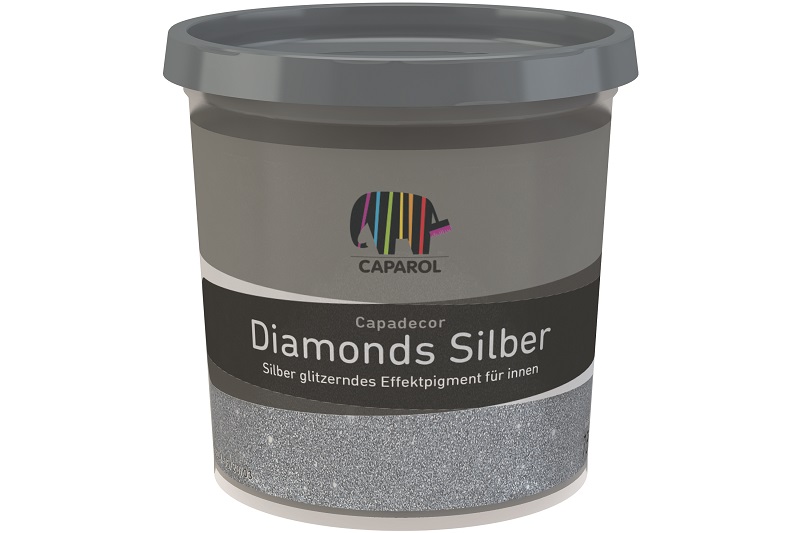Diamonds Silber - Pigment cu efect stralucitor argintiu, pentru interior, 75 g - SILBER