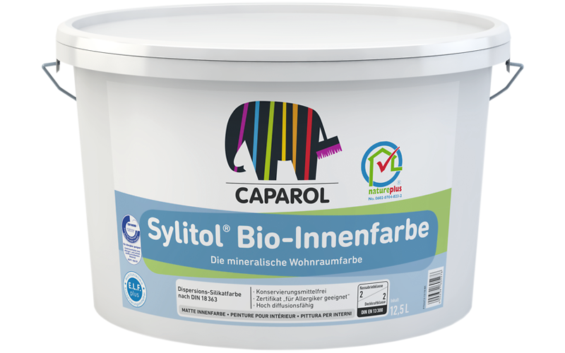 Sylitol Bio-Innefarbe -Vopsea silicatică pentru interior, 11.75 l CAPAROLCOLOR COSMOS 14