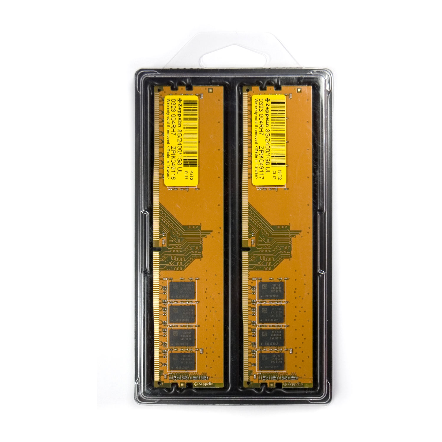 Memorie Zeppelin DDR4 16GB frecventa 2400 Mhz (kit 2x 8GB) d
