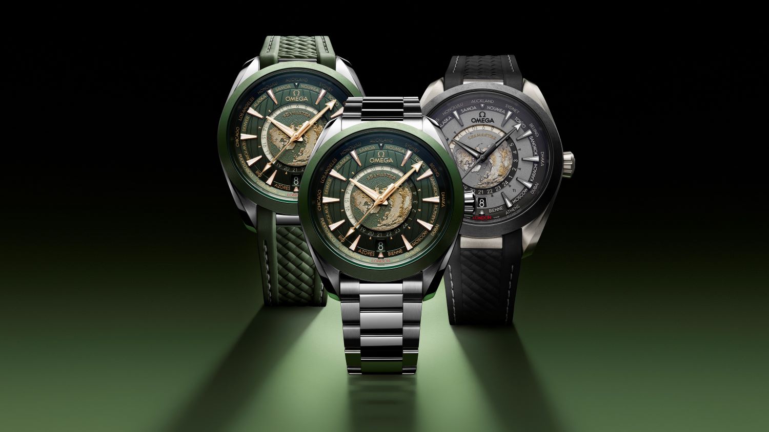 OMEGA Seamaster Aqua Terra Worldtimer: 3 ceasuri noi pentru calatori si colectionari
