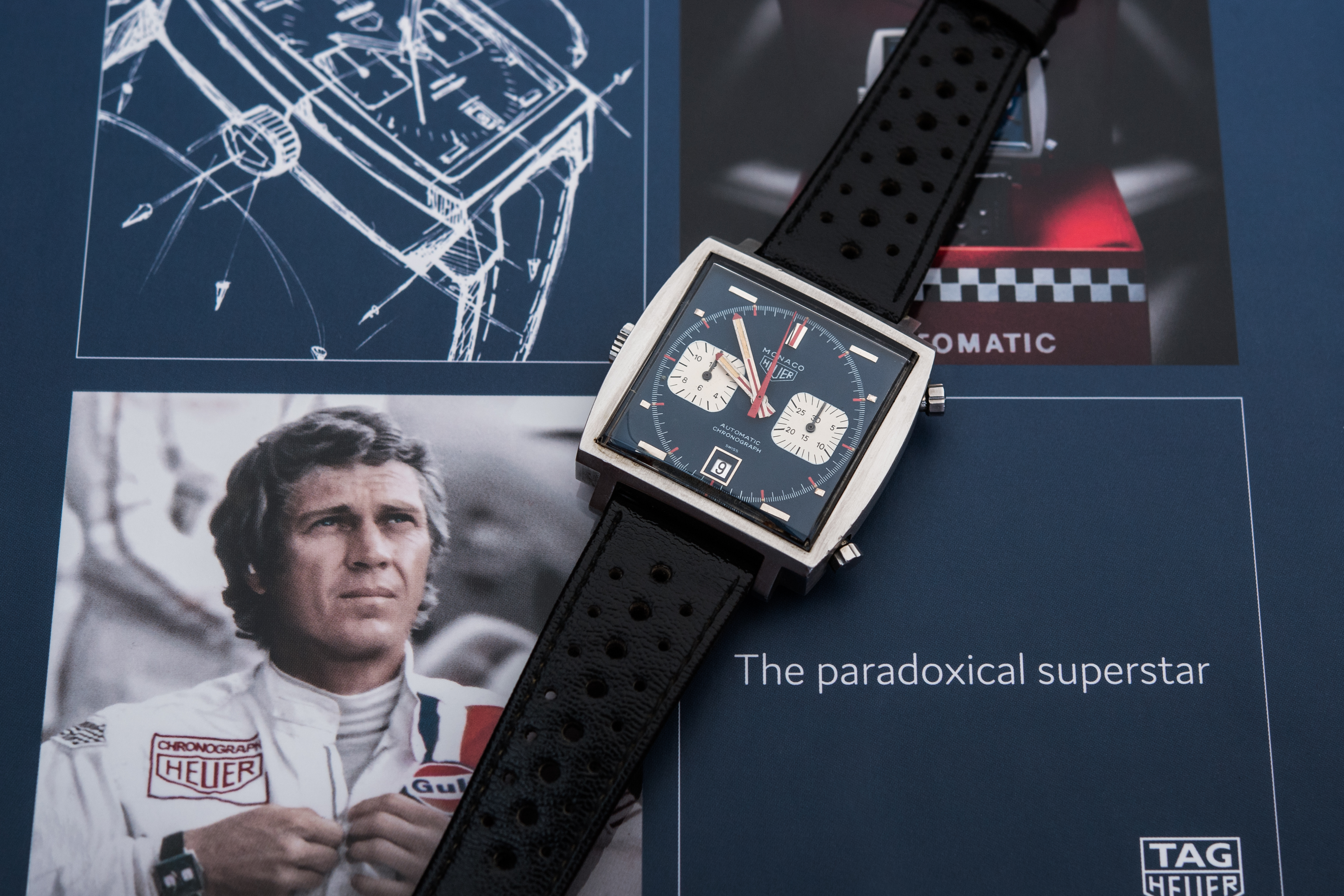 Tag Heuer Monaco, ceasul actorului Steve McQueen: cel mai scump ceas vandut vreodata