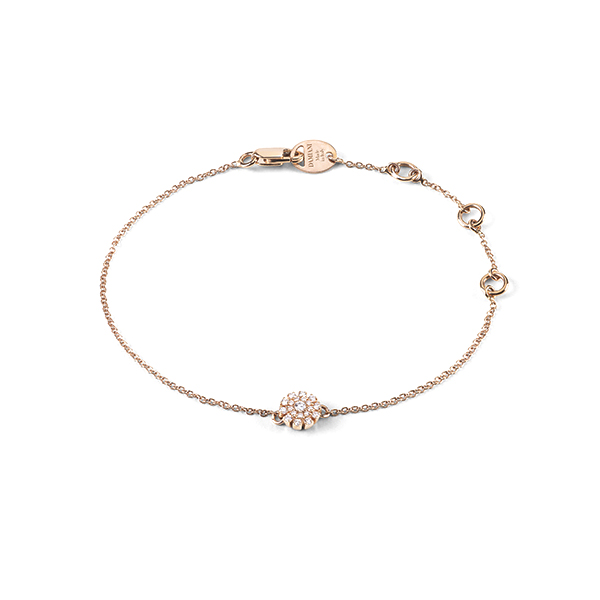 Bratari - Bratara Damiani Margherita cu diamante, din aur roz de 18K, cellini.ro