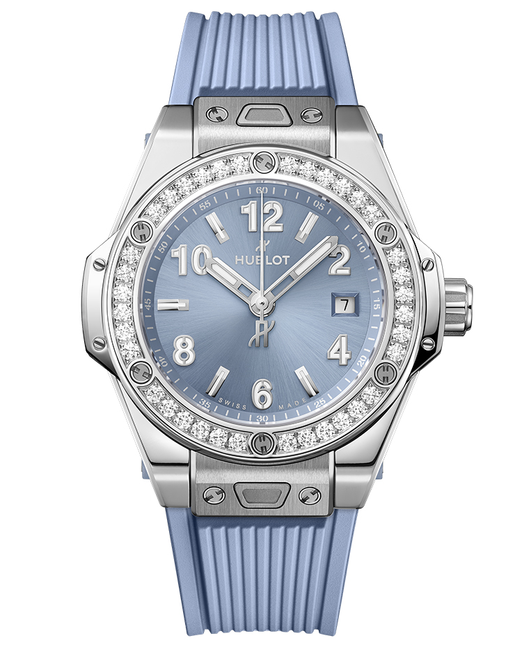 Ceasuri de dama - Ceas Hublot Big Bang One Click Blue Diamonds 485.SX.717B.RX.1204, cellini.ro