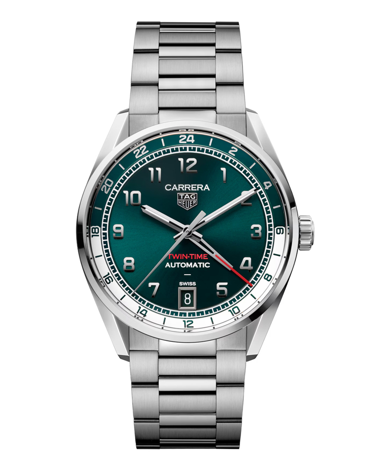 Ceasuri barbati - Ceas TAG Heuer Carrera Date Twin-Time WDA2114.BA0043, cellini.ro