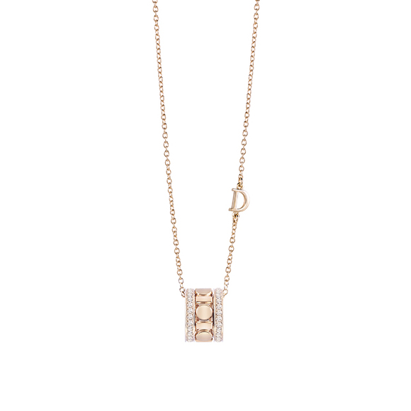 Coliere - Colier Damiani Belle Epoque Reel cu diamant, din aur roz de 18K, cellini.ro