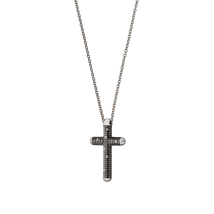 Coliere - Colier Damiani Metropolitan cu diamante, din aur alb de 18K, cellini.ro