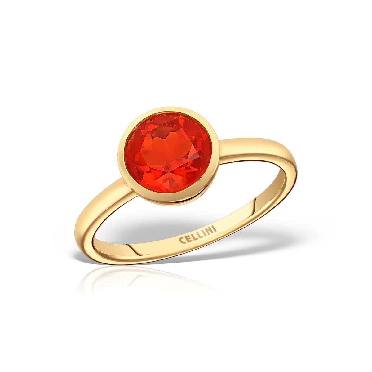 Inele - Inel Eva Nobile cu opal, din aur galben de 18K, cellini.ro