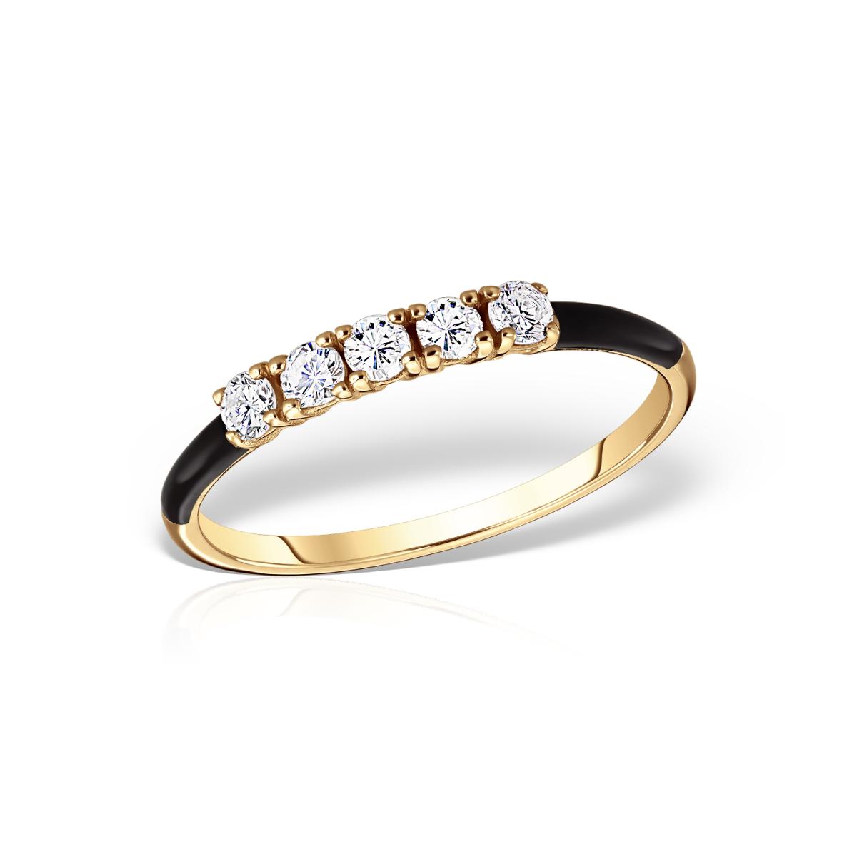Inele - Inel Maria Granacci cu diamant, din aur galben de 18K, cellini.ro