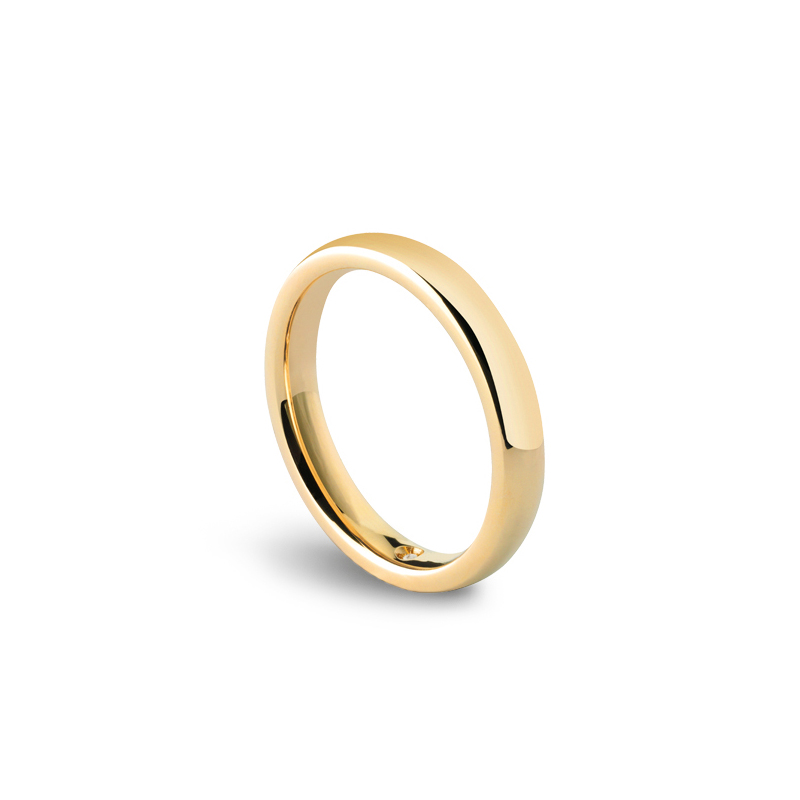 Verighete - Verighete Damiani Veramore cu diamant, din aur galben de 18K, cellini.ro