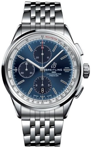breitling premier chronograph 42 blue