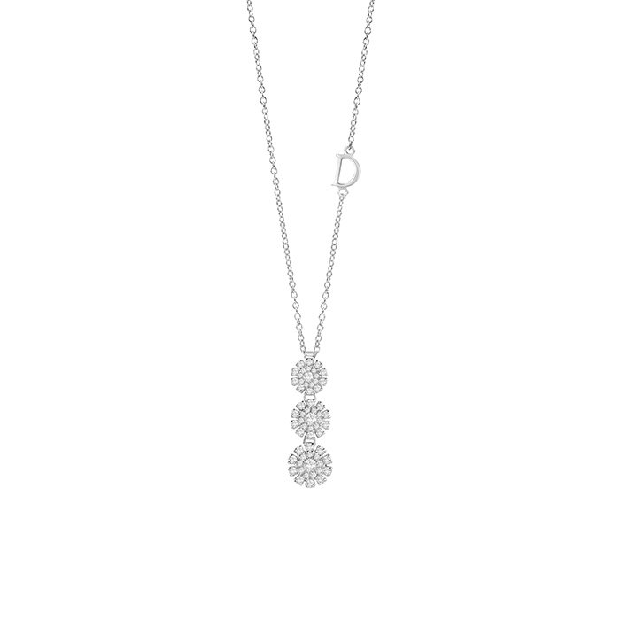 Damiani Necklace Made Of 18k White Gold With Diamond Damiani
