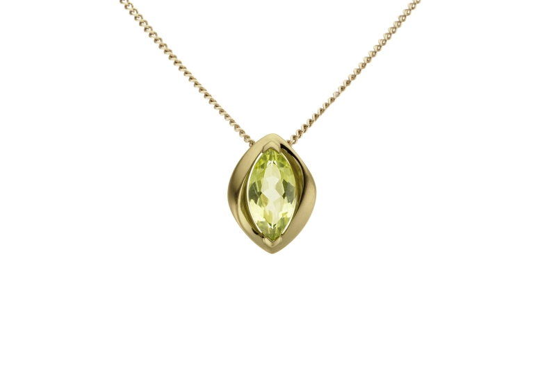 18K yellow gold with peridot Eva Nobile