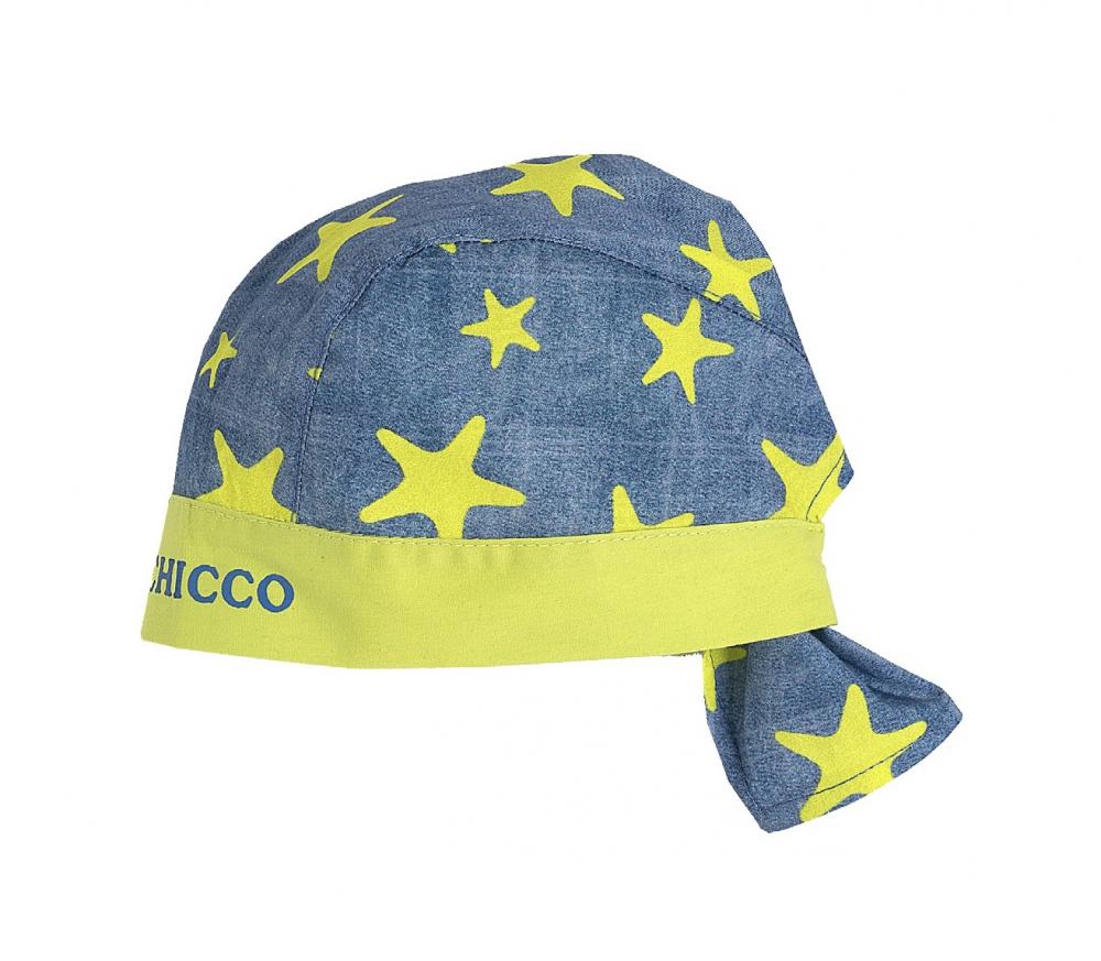 Bandana Chicco, denim cu lime, 42885